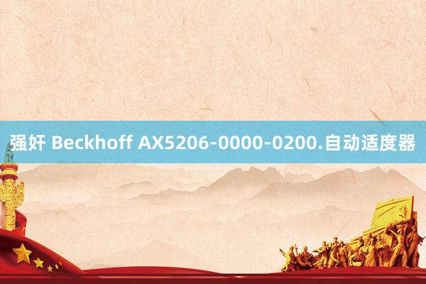 强奸 Beckhoff AX5206-0000-0200.自动适度器